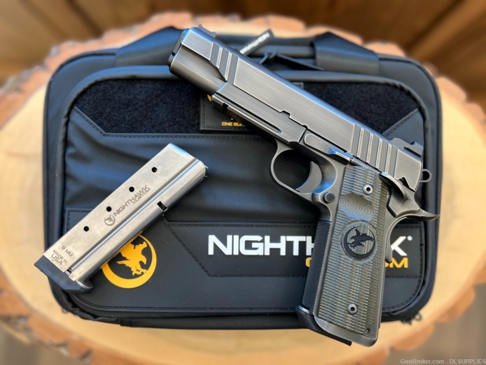 NIGHTHAWK 1911 TROOPER RECON GOVERNMENT SMOKED NITRIDE 5" BBL 9MM-img-1