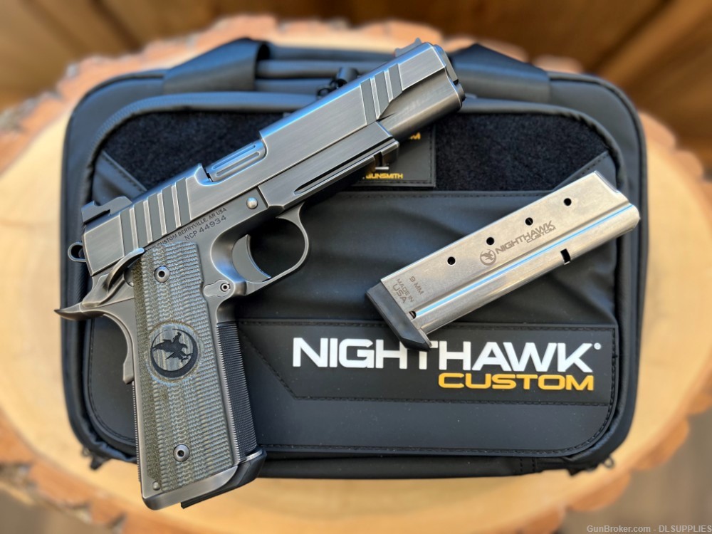 NIGHTHAWK 1911 TROOPER RECON GOVERNMENT SMOKED NITRIDE 5" BBL 9MM-img-0
