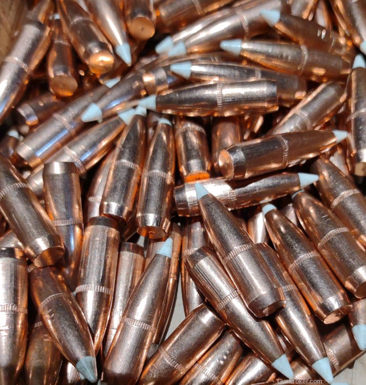 .30 /.308 165 gr Nosler Accubond Pulled Bullets 100ct-img-0