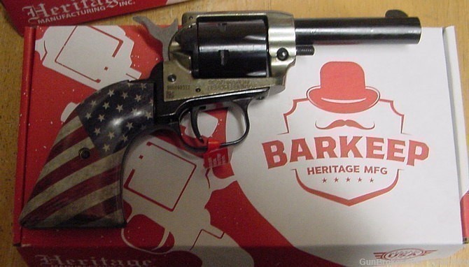 Heritage Barkeep 22 Revolver 3in Flag-img-0