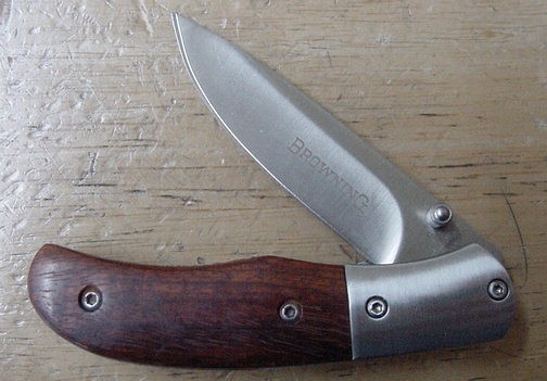 Browning Wingman Liner Lock Cocobolo Knife BR428-img-0