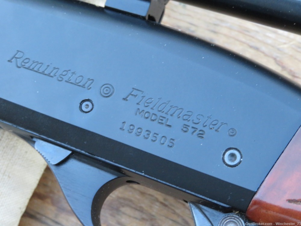 Remington 572 BDL 22LR Fieldmaster pump action rifle 1977 -img-4