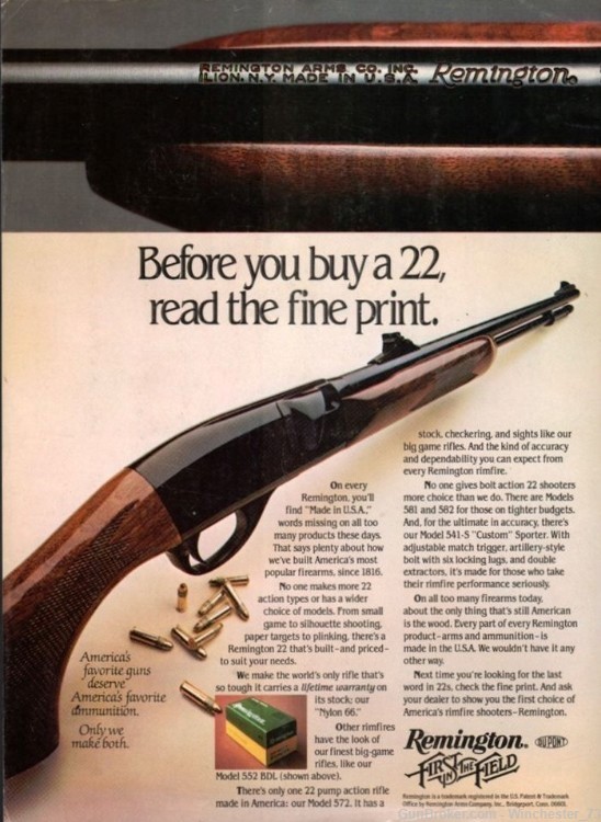 Remington 572 BDL 22LR Fieldmaster pump action rifle 1977 -img-50