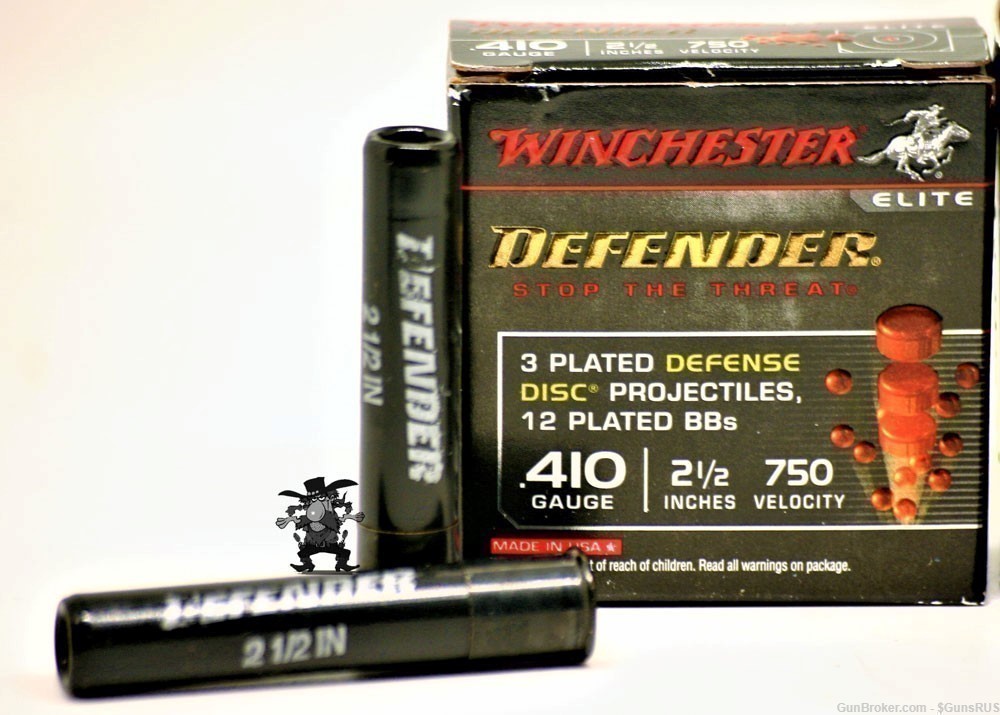 WINCHESTER 45LC/410 DEFENDER 2.5 In Judge Extreme Protection Ammo Combo -img-2