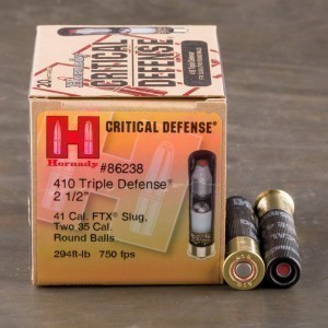 20rds Hornady Critical Defense™ Triple 410 slug + ball-img-1