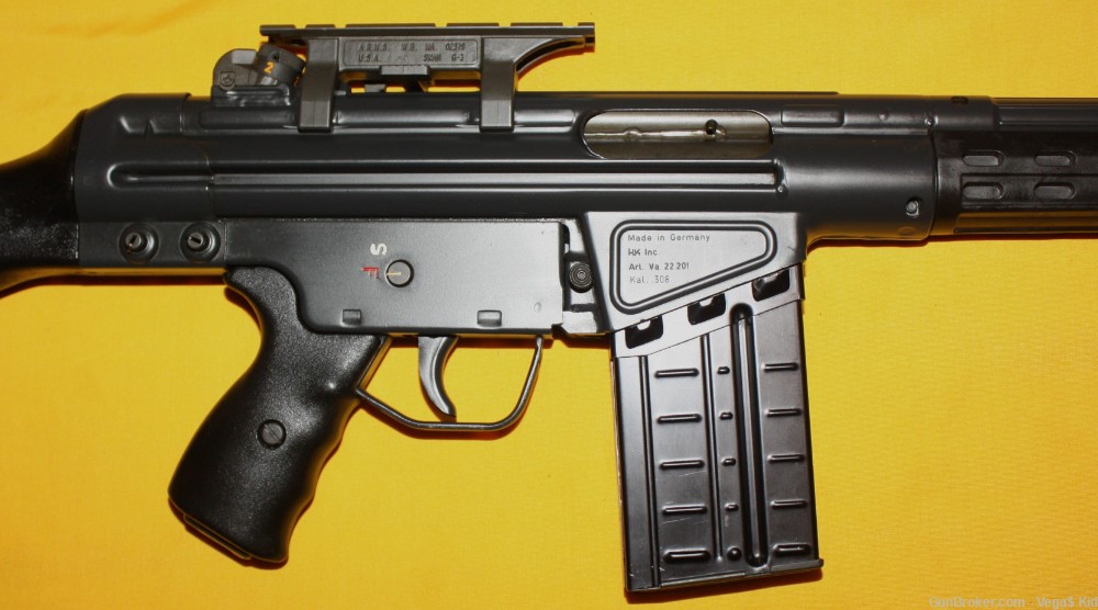 Nice Heckler & Koch Model 91A2 .308 7.62 H&K HK91 1980 Pre-Ban 4-20rd mags-img-7