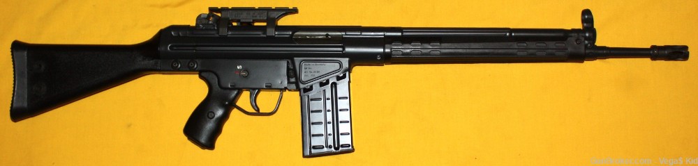 Nice Heckler & Koch Model 91A2 .308 7.62 H&K HK91 1980 Pre-Ban 4-20rd mags-img-5