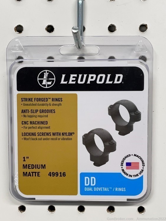 Leupold Scope Rings Dual Dovetail 1 inch Medium – 49916-img-1