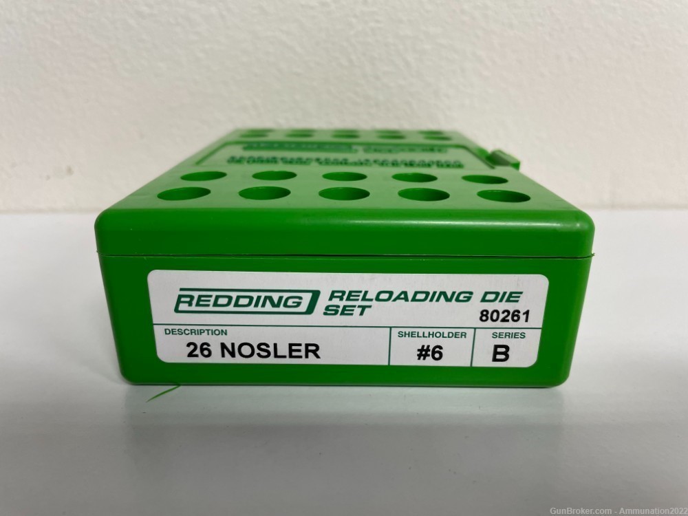 Redding Series B - FL Die Set - 26 Nosler – 80261-img-0