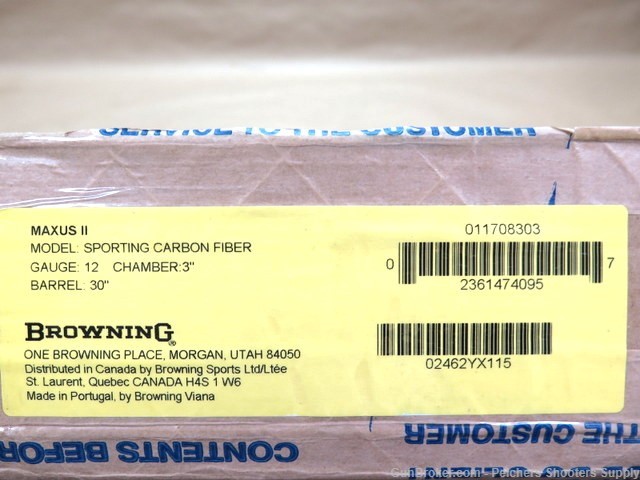 Browning Maxus ii Sporting Carbon Fiber 12ga 30-in New In Box-img-26