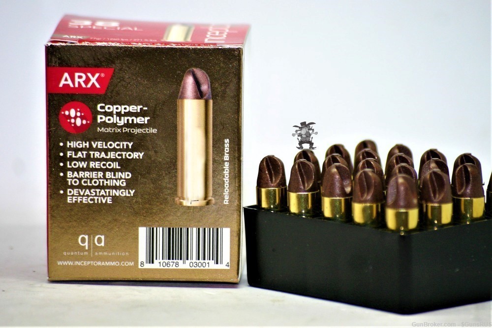 38 Special ARX Inceptor 38 SPL LOWRECOIL MATRIX ARX PROJECTILE 77 GR 20 RDS-img-3