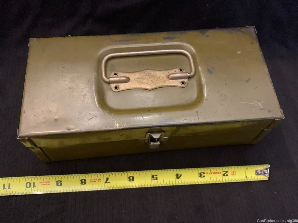 ANTIQUE 1930s PARPLUS METAL PRODUCTS CO. CASH STRONG BOX-img-1