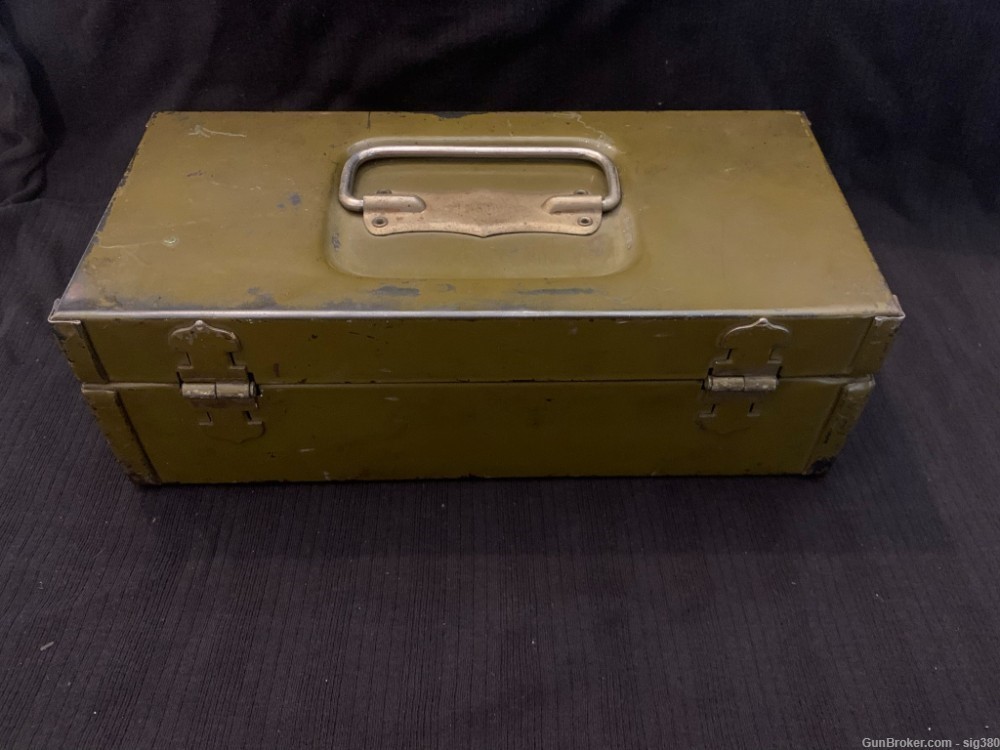 ANTIQUE 1930s PARPLUS METAL PRODUCTS CO. CASH STRONG BOX-img-6