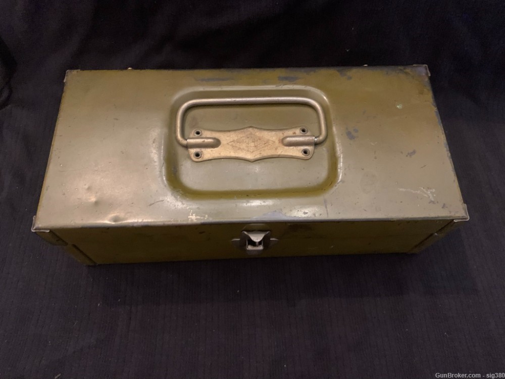 ANTIQUE 1930s PARPLUS METAL PRODUCTS CO. CASH STRONG BOX-img-2