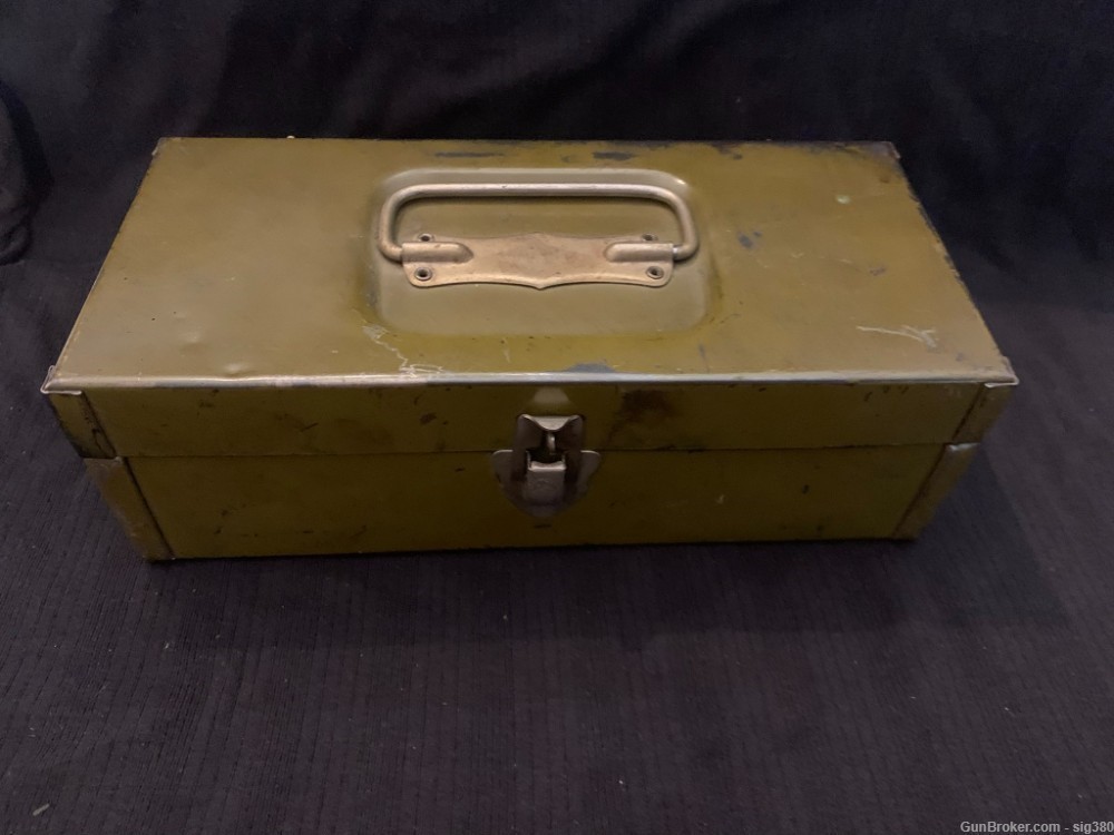 ANTIQUE 1930s PARPLUS METAL PRODUCTS CO. CASH STRONG BOX-img-0