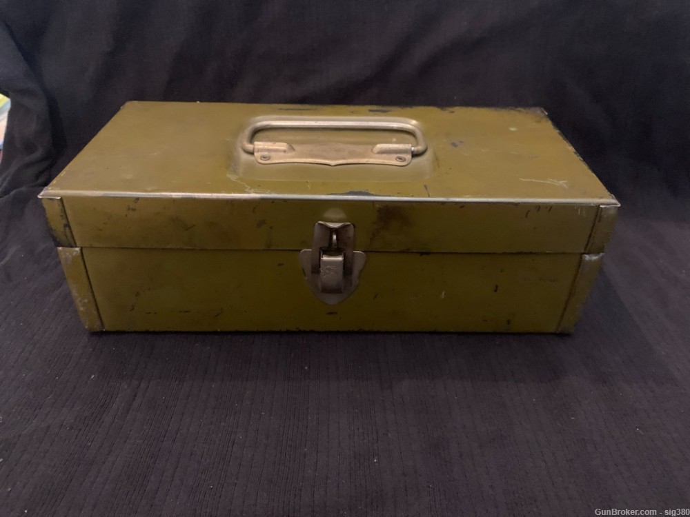 ANTIQUE 1930s PARPLUS METAL PRODUCTS CO. CASH STRONG BOX-img-3
