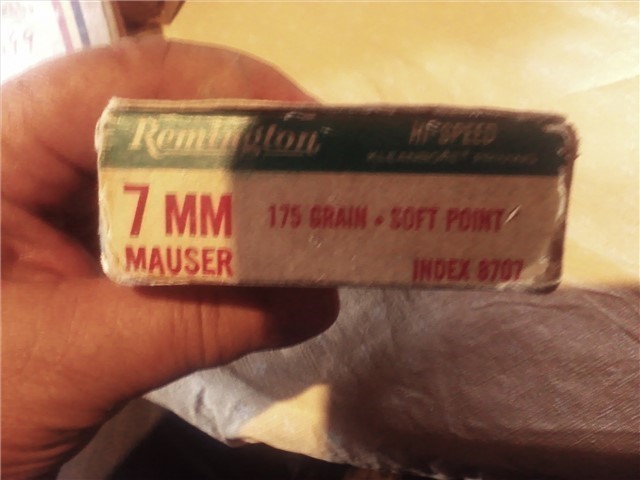 Vintage 7mm Mauser soft point cartridges/3 boxes-img-13