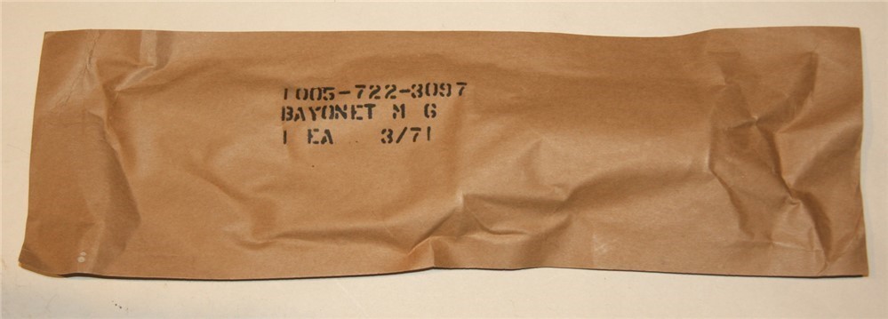 M6 Bayonet for M14 Rifle, USGI, NIW 1971-img-0