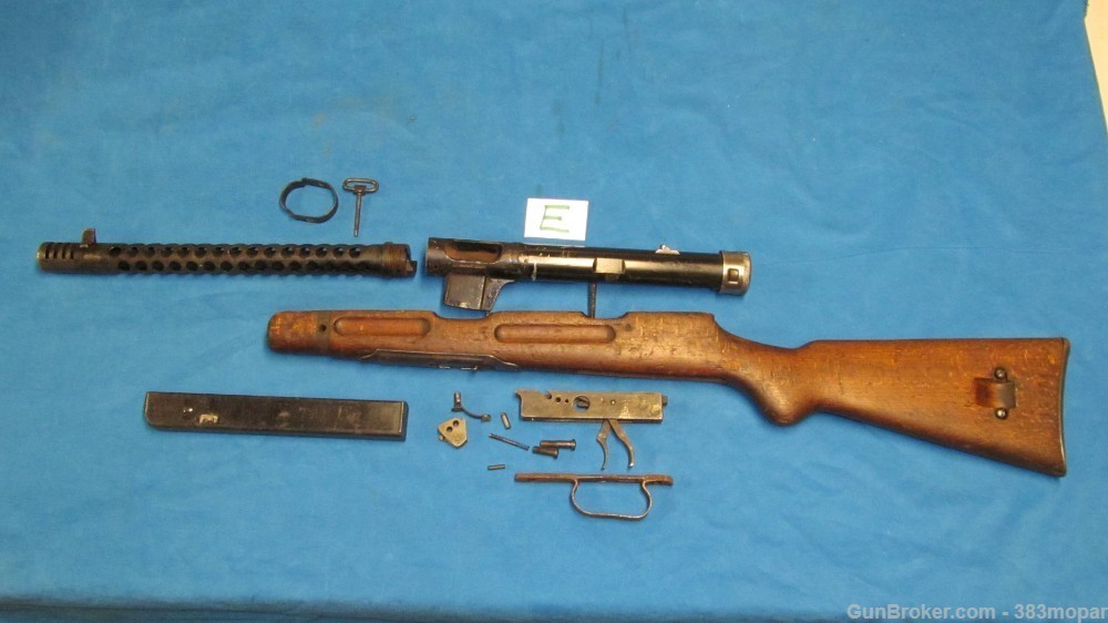 (E) WWII Beretta MAB smg 9mm M38 38 38A MP38 M38A Parts Kit Set-img-0