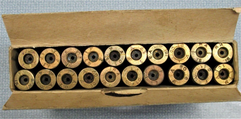 Model 1903 Springfield Gallery Practice Box unprimed Brass cases-img-1