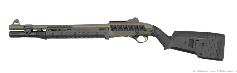 Langdon Tactical Beretta 1301 Mod 2 12 GA 18.5" 7rd w/Side Saddle - ODG-img-1