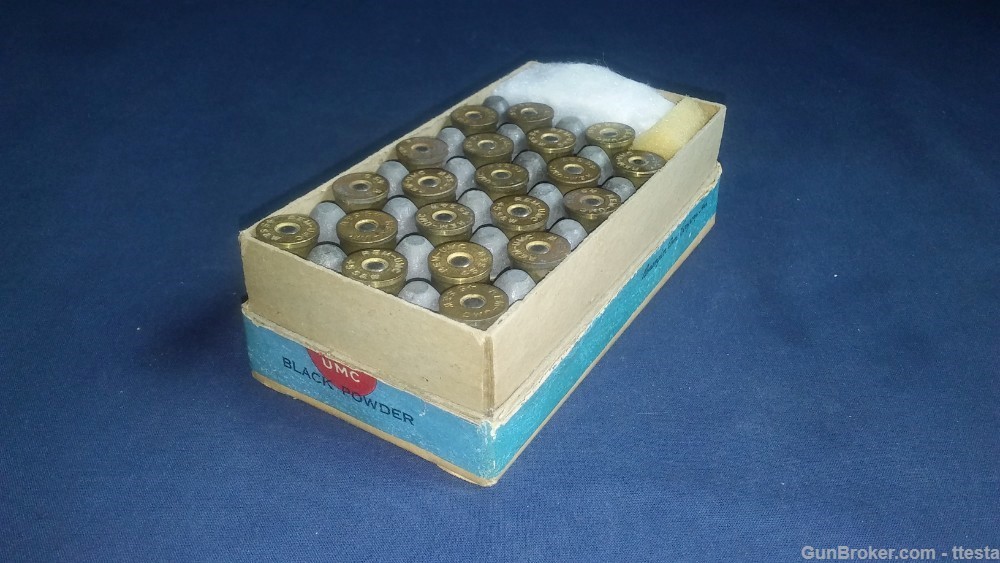 Vintage 45 S&W Schofield Remington UMC 2-Piece Box, 39rds Black Powder Ammo-img-19