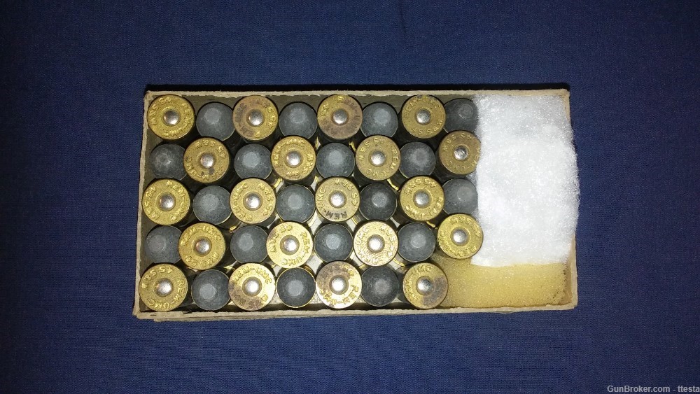 Vintage 45 S&W Schofield Remington UMC 2-Piece Box, 39rds Black Powder Ammo-img-9