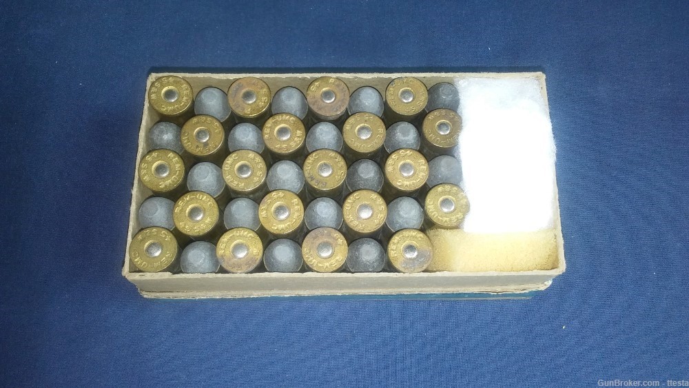 Vintage 45 S&W Schofield Remington UMC 2-Piece Box, 39rds Black Powder Ammo-img-8