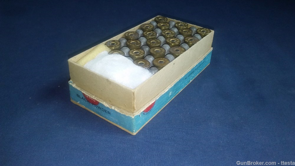 Vintage 45 S&W Schofield Remington UMC 2-Piece Box, 39rds Black Powder Ammo-img-17
