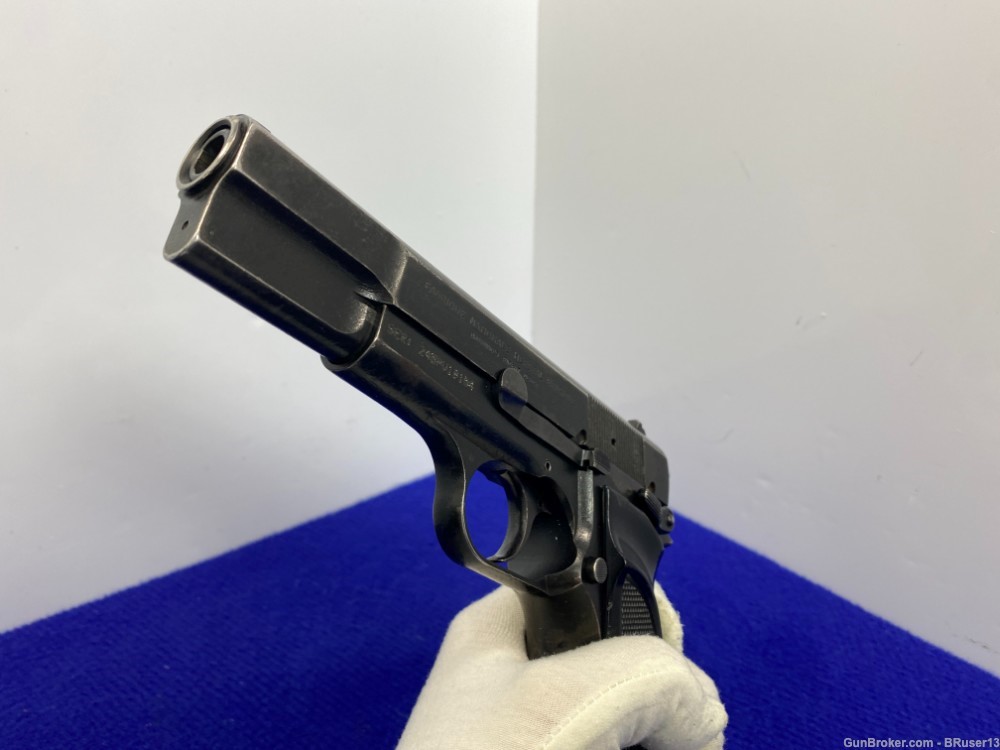 1985 FN Browning Hi-Power 9mm Blue 4.75" *RENOWNED SEMI-AUTO PISTOL*-img-23