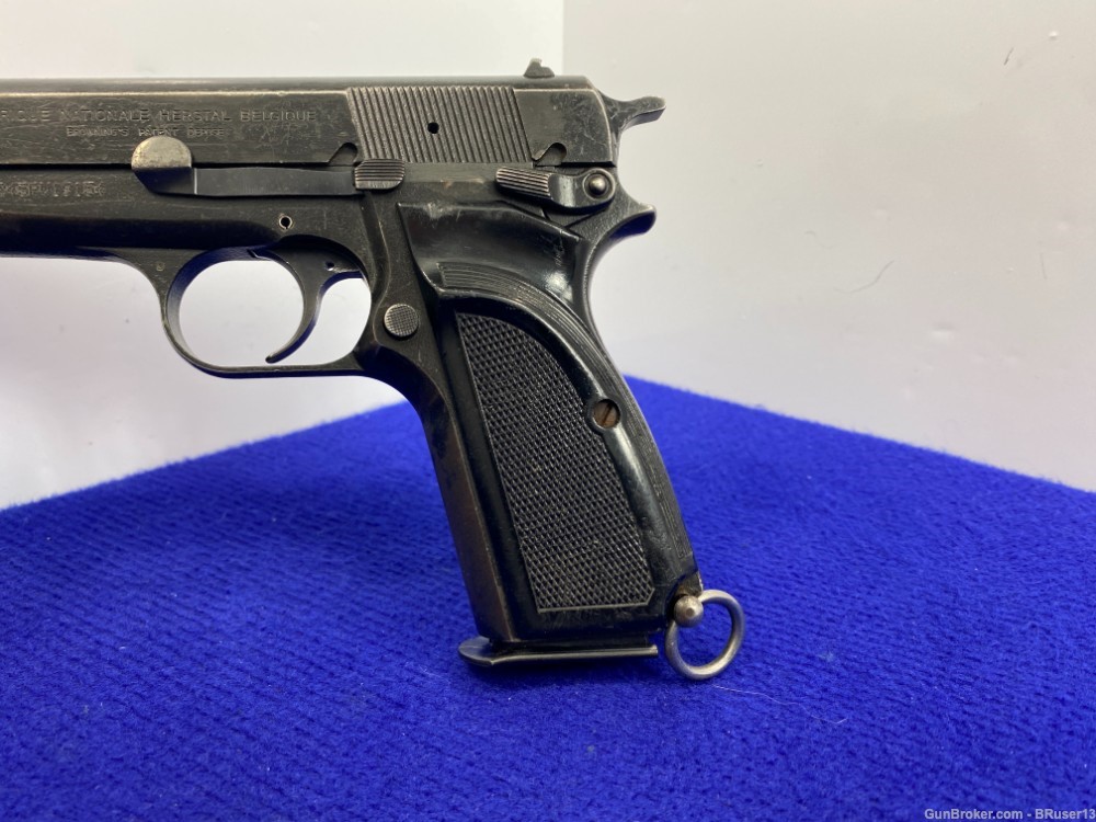 1985 FN Browning Hi-Power 9mm Blue 4.75" *RENOWNED SEMI-AUTO PISTOL*-img-30