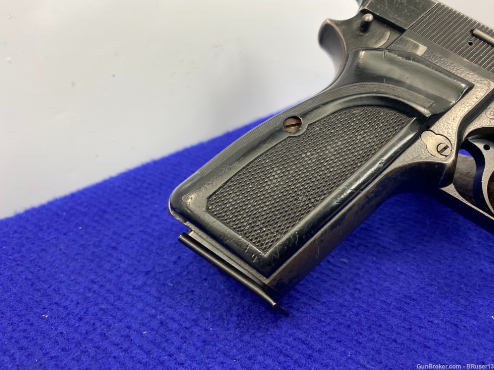 1985 FN Browning Hi-Power 9mm Blue 4.75" *RENOWNED SEMI-AUTO PISTOL*-img-10