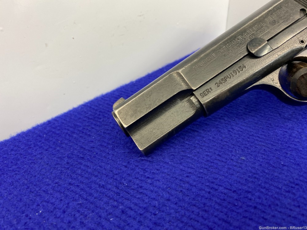 1985 FN Browning Hi-Power 9mm Blue 4.75" *RENOWNED SEMI-AUTO PISTOL*-img-6