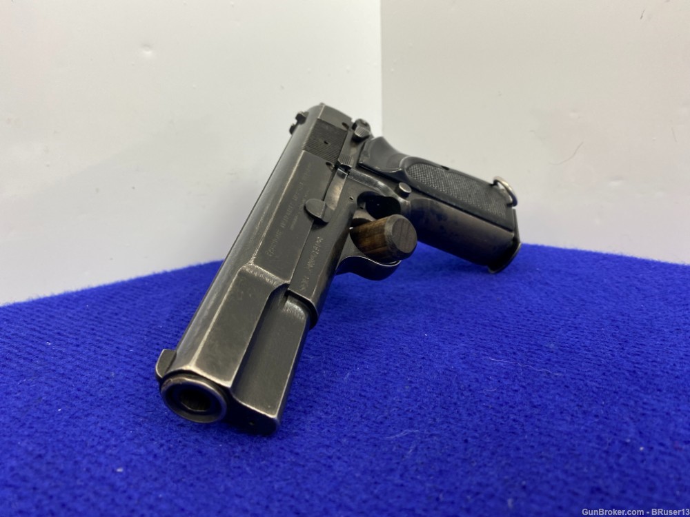 1985 FN Browning Hi-Power 9mm Blue 4.75" *RENOWNED SEMI-AUTO PISTOL*-img-7