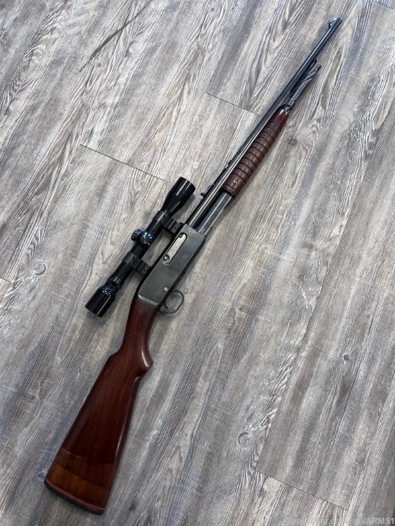 Remington Model-14 25 REM Pump Action Rifle -img-0
