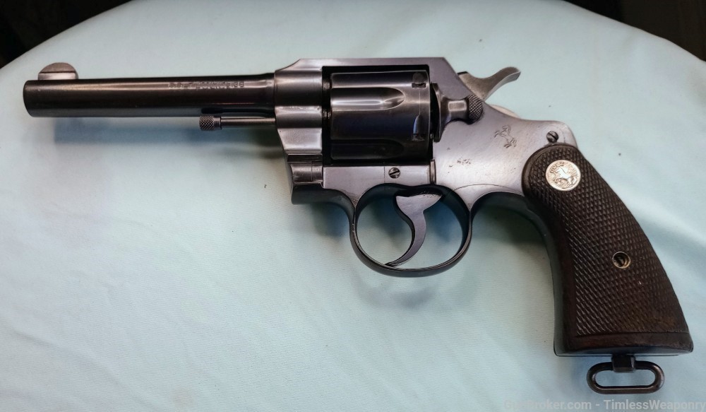 COLT US ARMY Revolver  WW2 38 Special S&W OFFICIAL POLICE Registered 1941-img-4