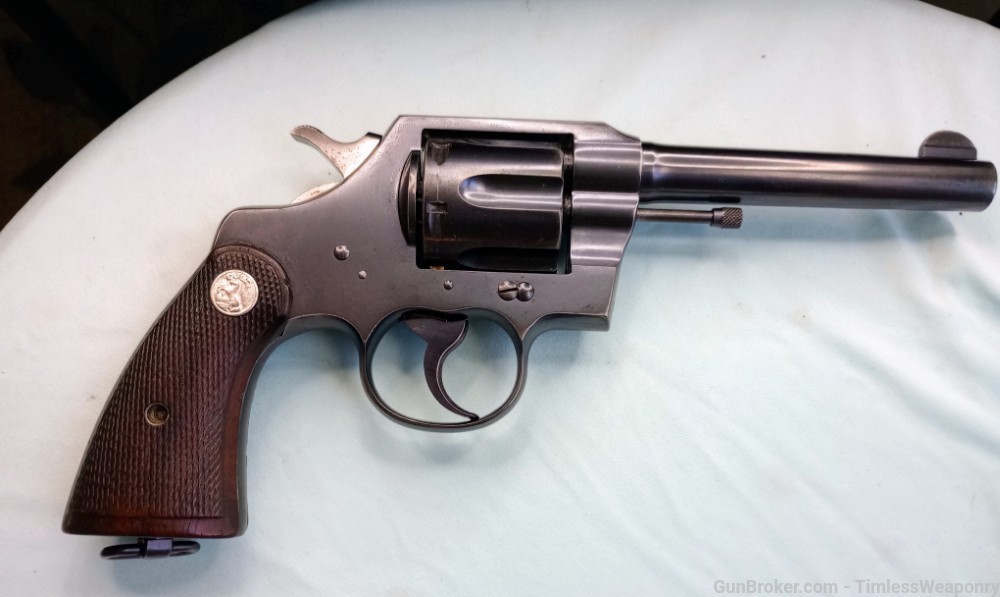 COLT US ARMY Revolver  WW2 38 Special S&W OFFICIAL POLICE Registered 1941-img-3