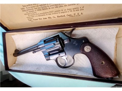 COLT US ARMY Revolver  WW2 38 Special S&W OFFICIAL POLICE Registered 1941
