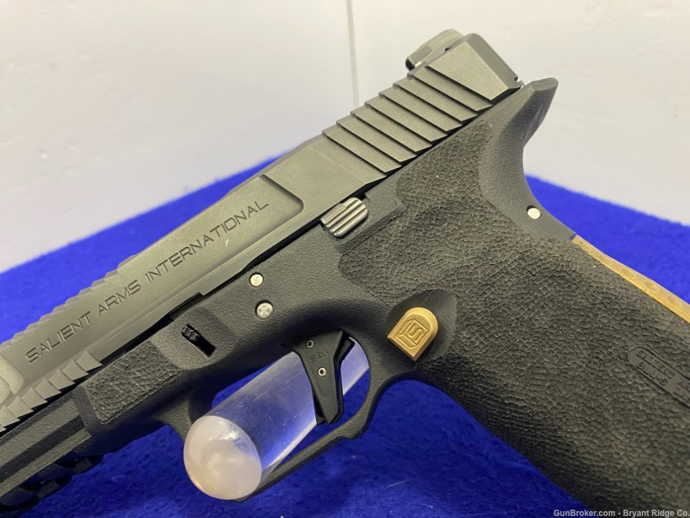 Salient Arms Blu 9mm Luger Black/Gold *WHAT GLOCK SHOULD HAVE BEEN*-img-4