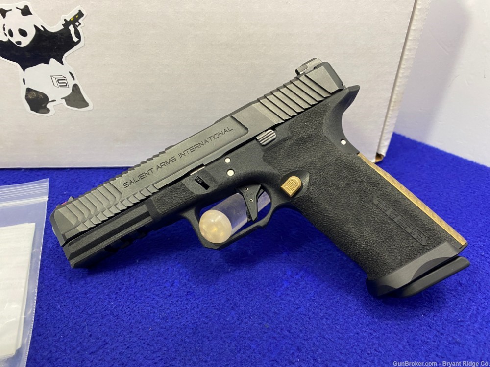 Salient Arms Blu 9mm Luger Black/Gold *WHAT GLOCK SHOULD HAVE BEEN*-img-2