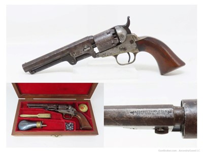 c1854 COLT 1849 POCKET Revolver FRONTIER CIVIL WAR Antique Antebellum 