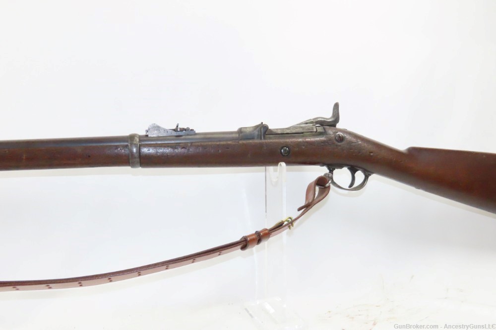 INDIAN WARS Antique U.S. SPRINGFIELD M1879 Trapdoor Rifle w/BAYONET & SLING-img-18