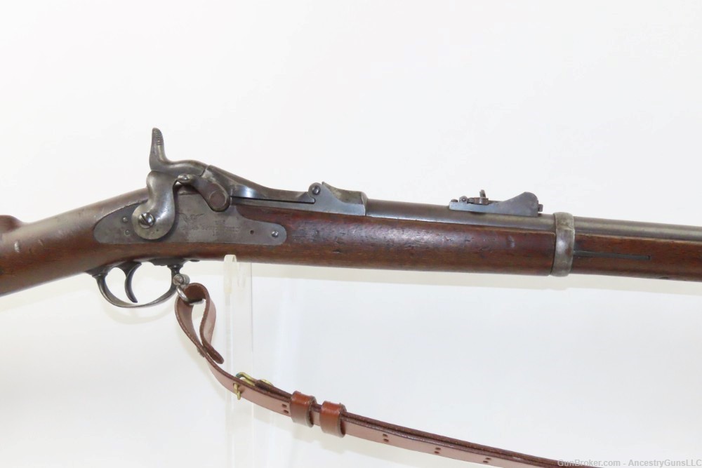 INDIAN WARS Antique U.S. SPRINGFIELD M1879 Trapdoor Rifle w/BAYONET & SLING-img-3
