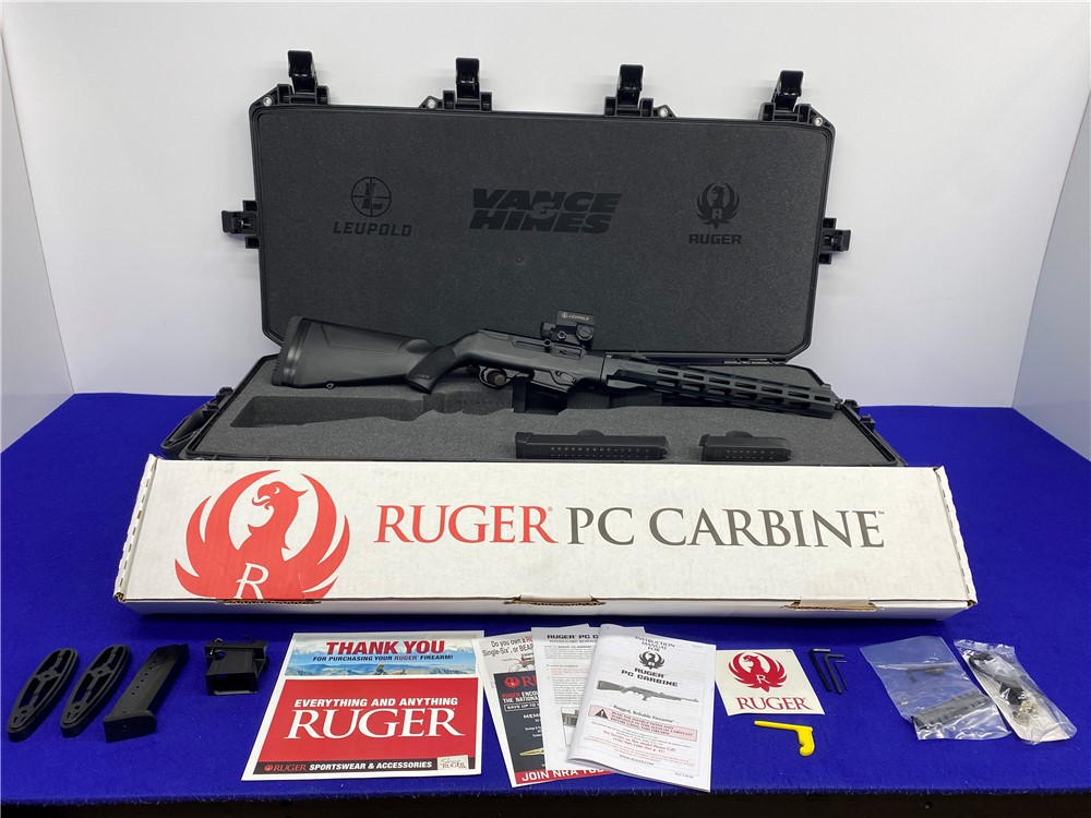 2020 Ruger PC Carbine 9mm Black 16.1" *TOP-RATED SHOOTING EXPERIENCE RIFLE*-img-0