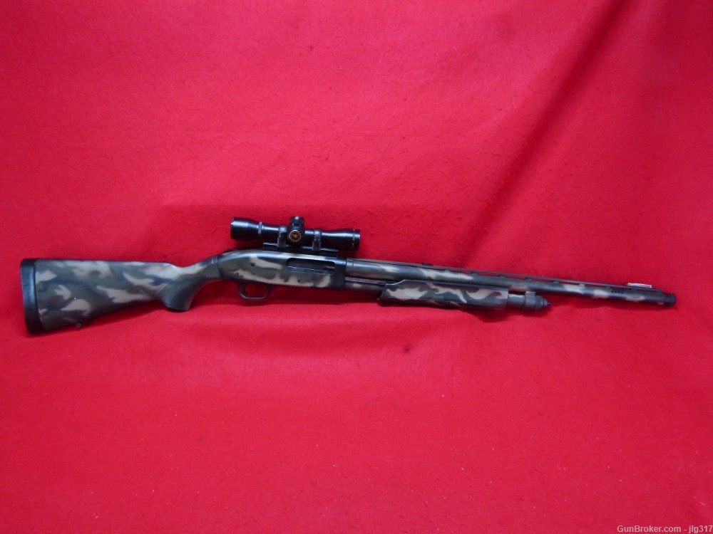 Mossberg 835 TURKEY GUN 12 GA 3 1/2 24 BARREL Camo Simmons 2x32 Scope-img-0