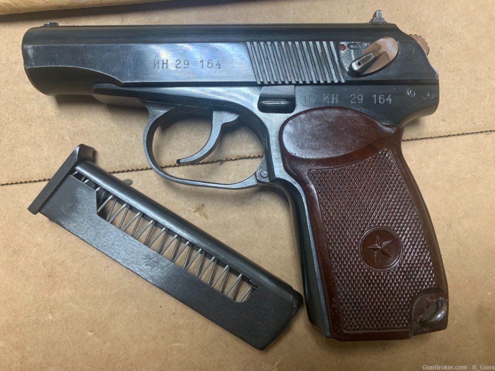 Bulgarian military circle 10 Makarov cal 9x18 pistol 1980's date-img-0