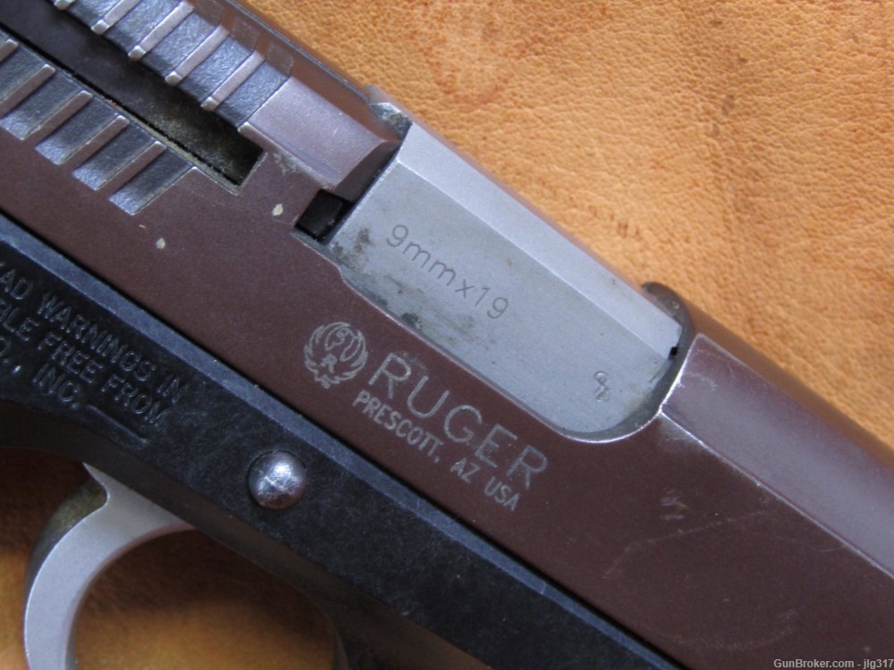 Ruger P95 9 mm Semi Auto Pistol Ambi Safety/De-Cocker 15 RD Mag-img-5