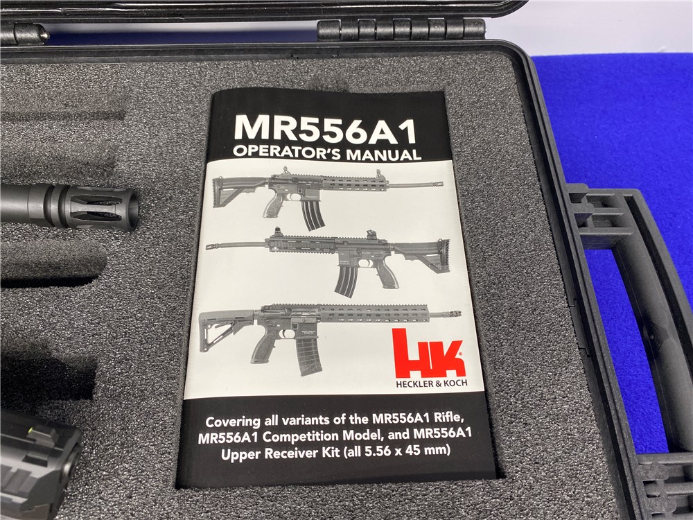 2019 Heckler Koch MR556A1 & VP9 *2-GUN SET W/CUSTOM FITTED HK CASE*-img-3