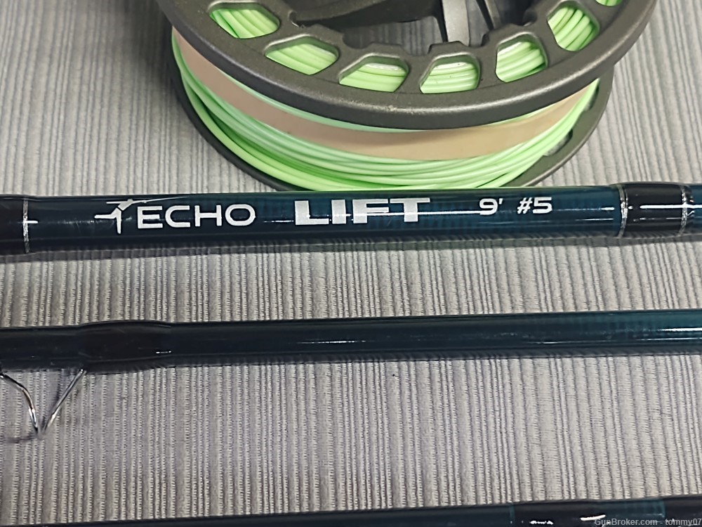 Echo Lift Fly Rod, 9ft, #5 wt., Orvis Clearwater Reel, 3% C.C.Feees-img-1