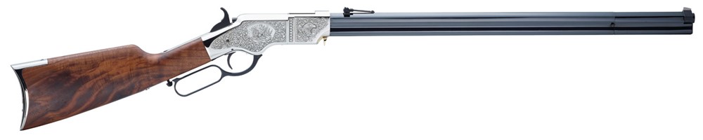 Henry Original Silver Deluxe 44-40 Win. Rifle 24.50 13+1 American Walnut-img-1